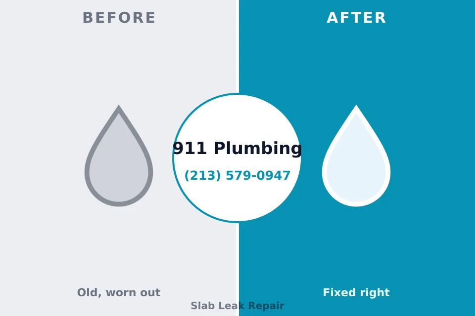 Before and after: plumbing company Balmville, NY